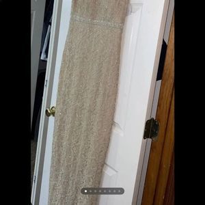 Mignon embellished maxi dress sequin Stones Quinceaera party bridal bridesmaid